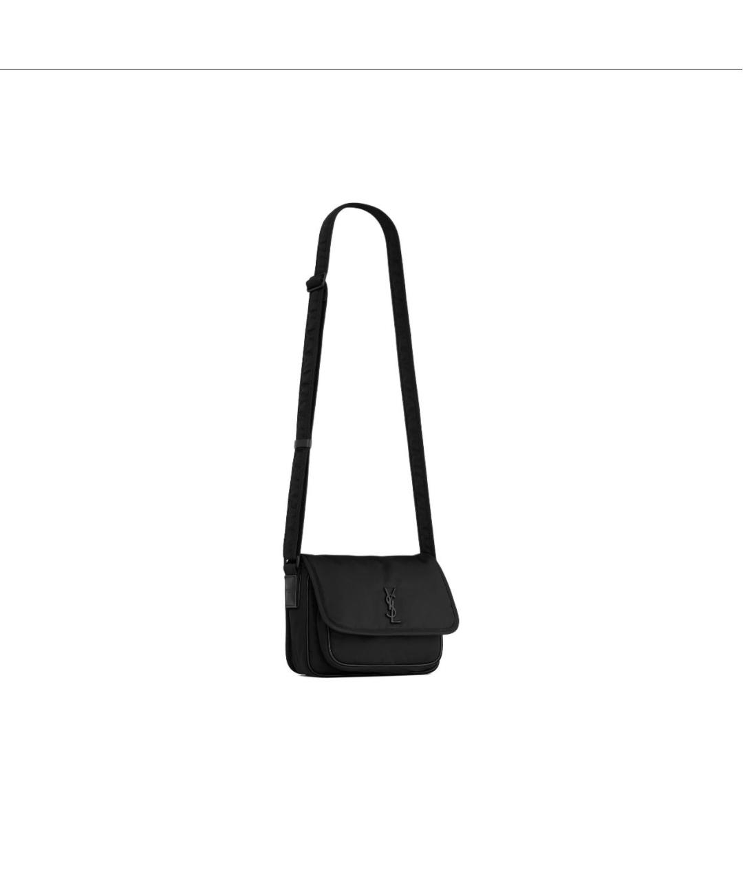 SAINT LAURENT Черная сумка на плечо, фото 2