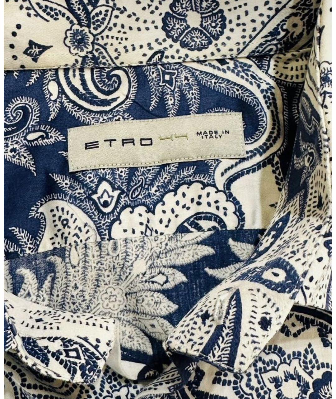 ETRO Мульти хлопковая кэжуал рубашка, фото 4