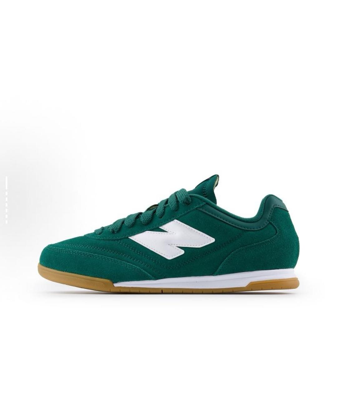 NEW BALANCE Зеленые замшевые кроссовки, фото 3