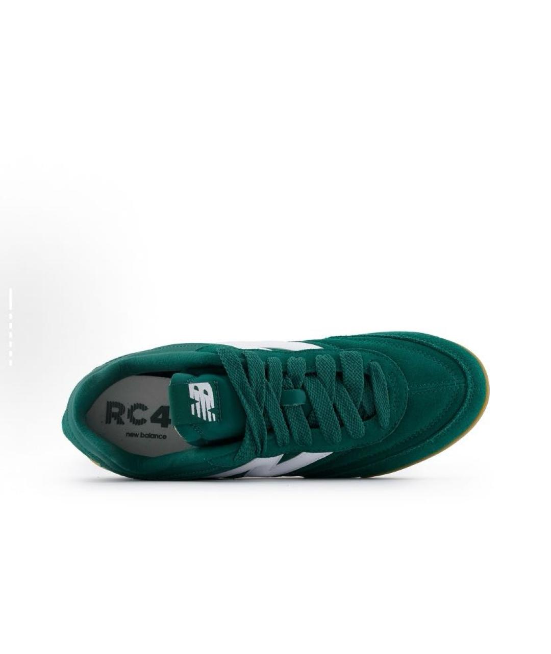 NEW BALANCE Зеленые замшевые кроссовки, фото 6