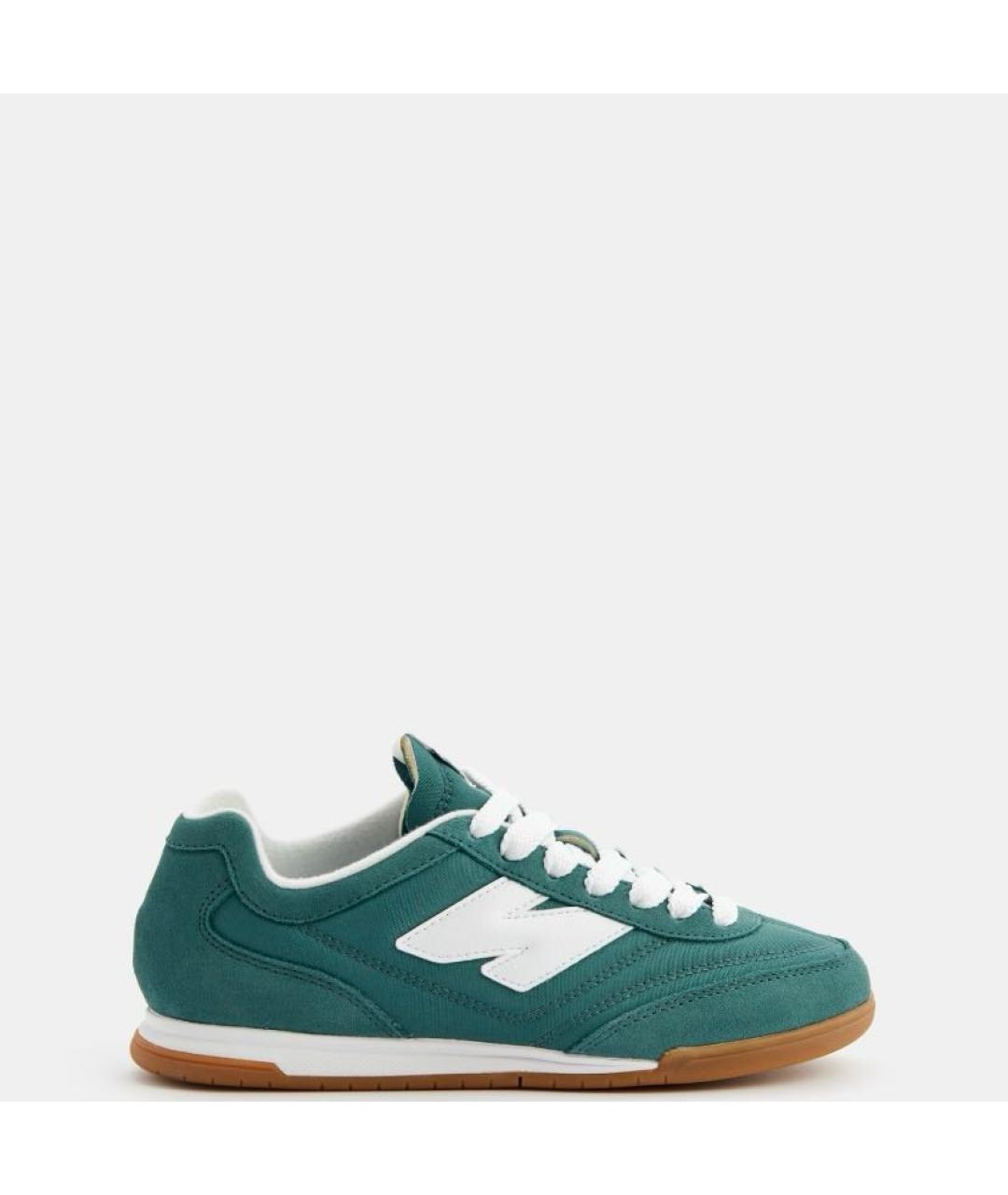 NEW BALANCE Зеленые замшевые кроссовки, фото 2