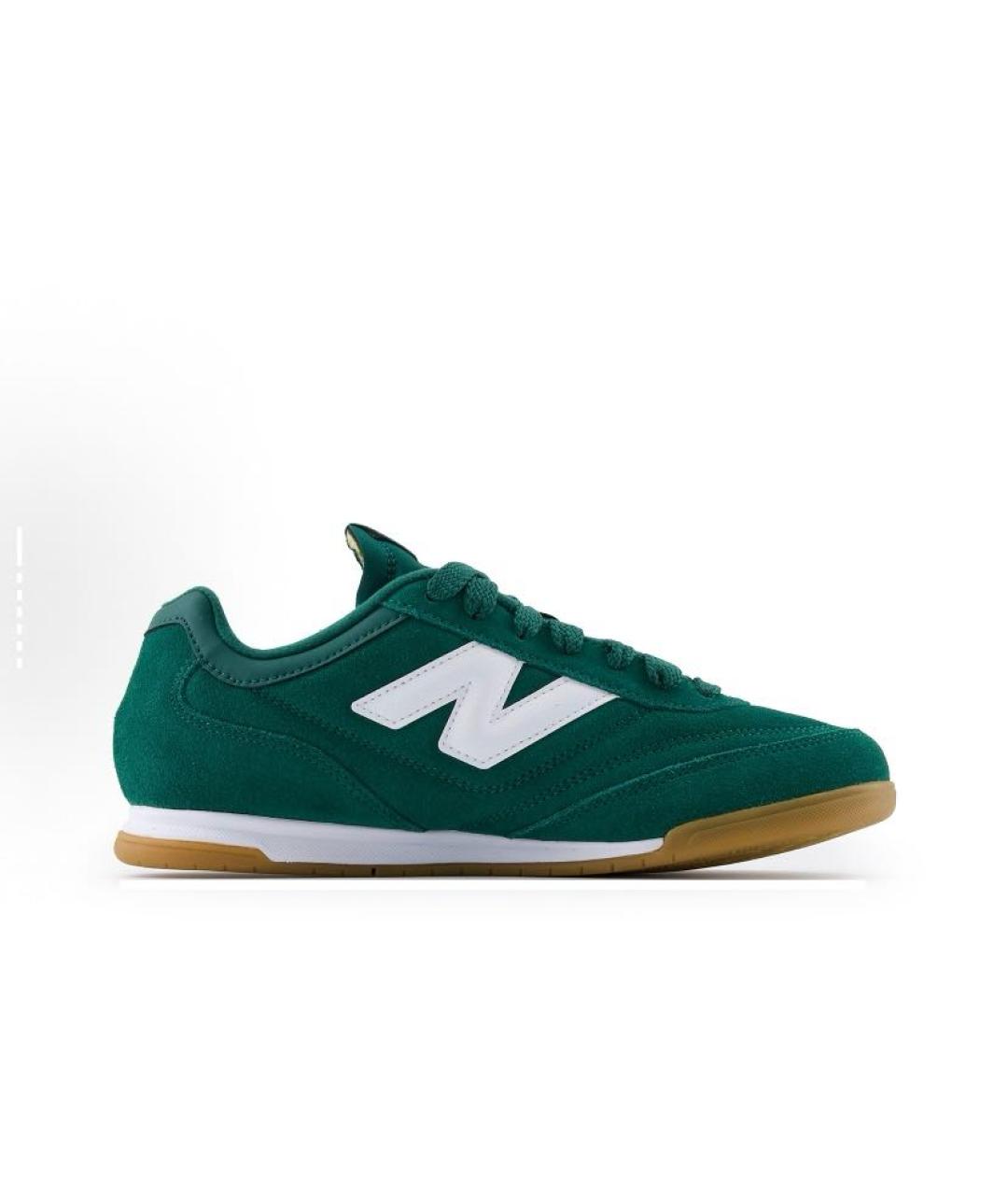 NEW BALANCE Зеленые замшевые кроссовки, фото 9