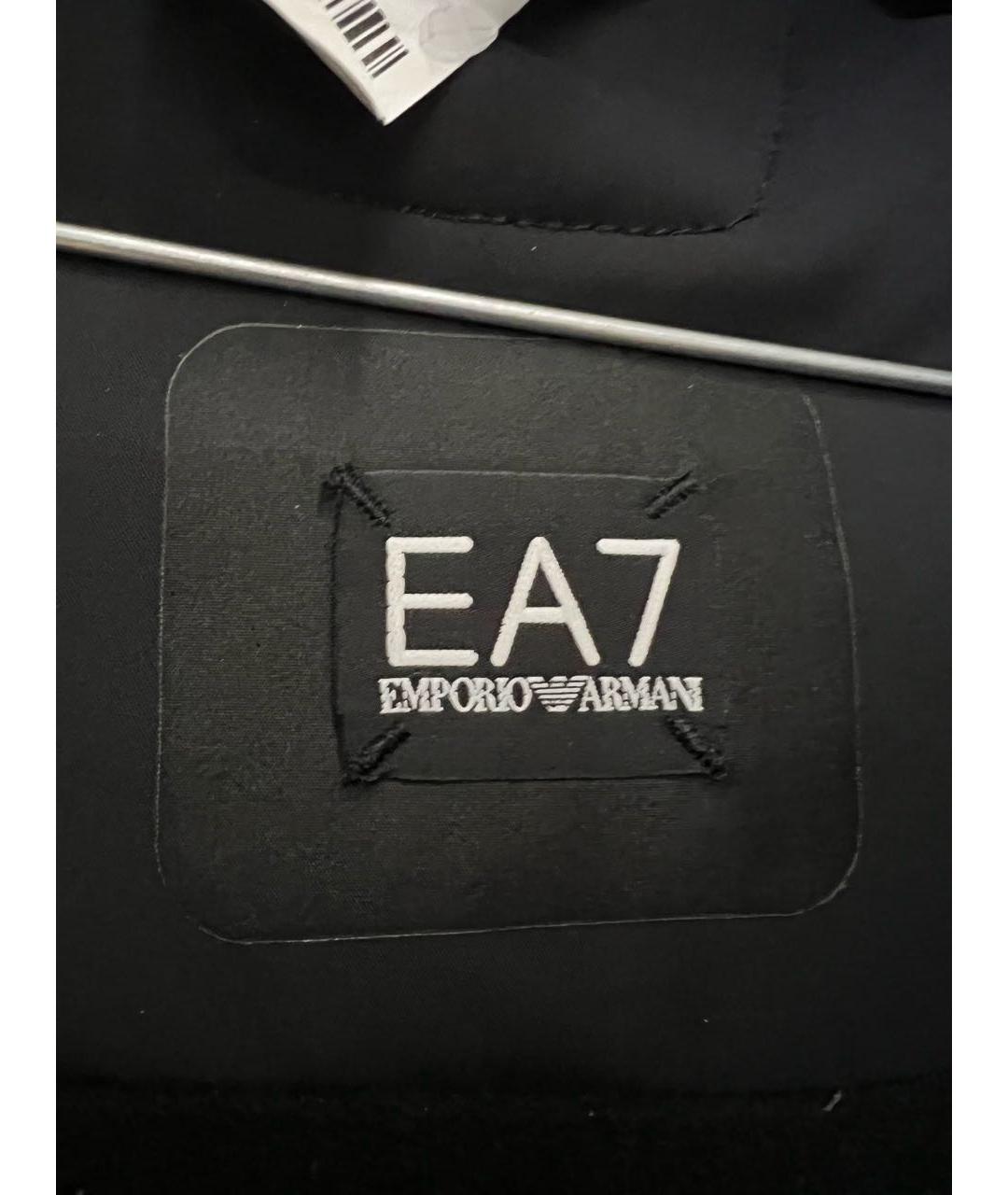 EMPORIO ARMANI Темно-синяя полиамидовая куртка, фото 5