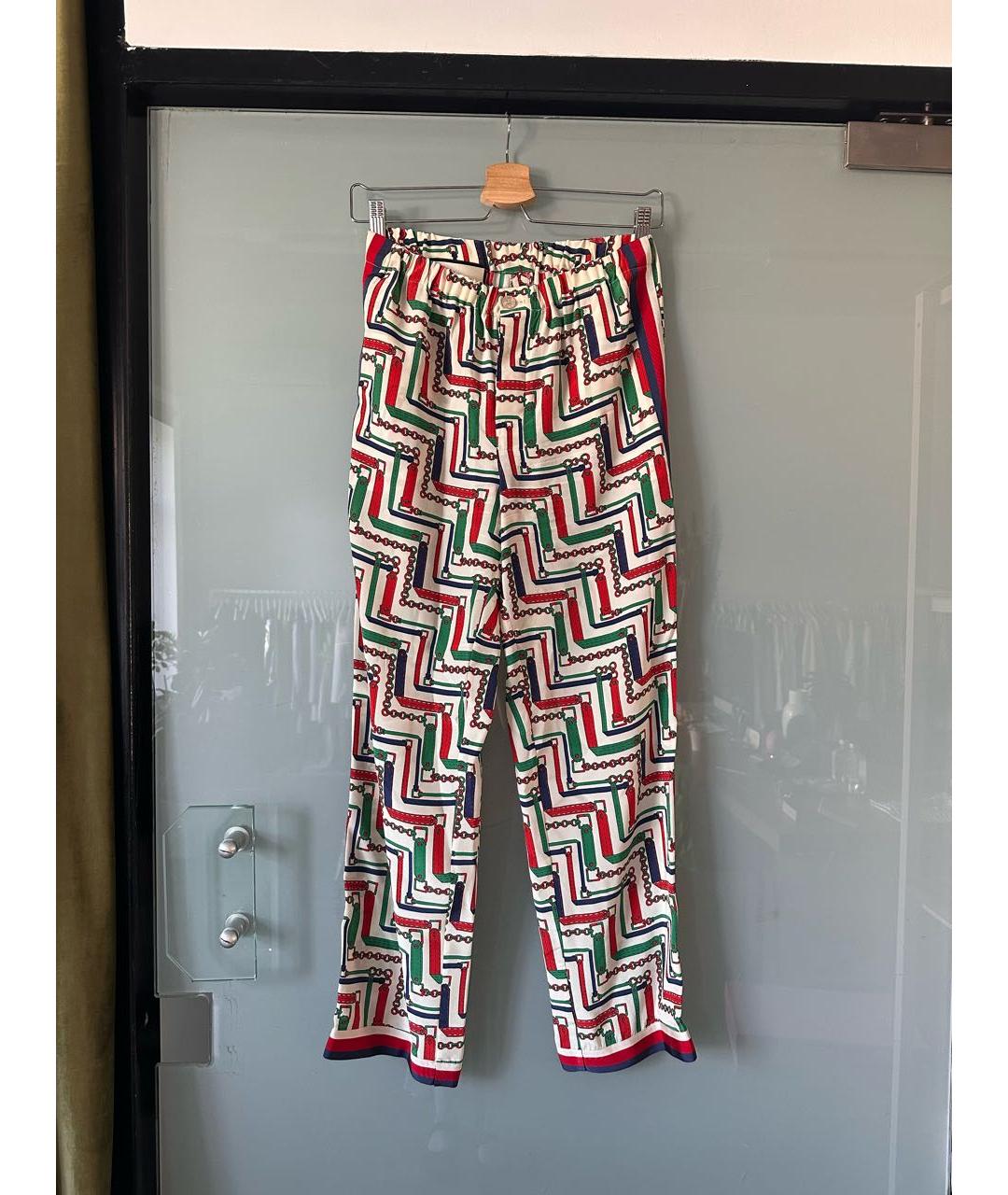 GUCCI Мульти шелковый костюм с брюками, фото 2