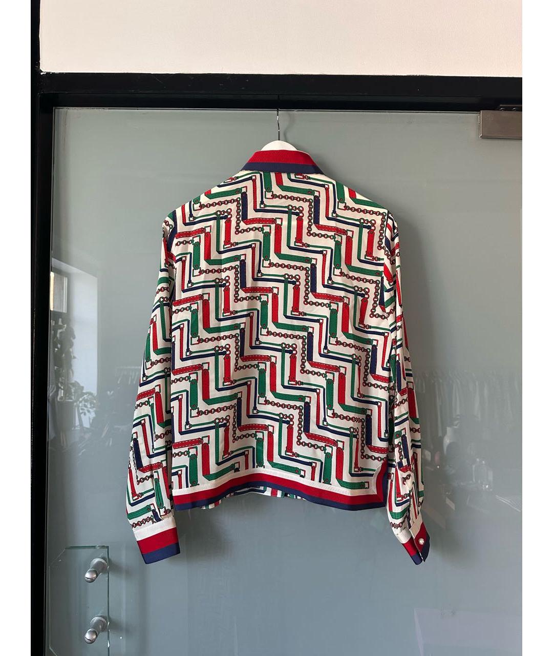 GUCCI Мульти шелковый костюм с брюками, фото 4