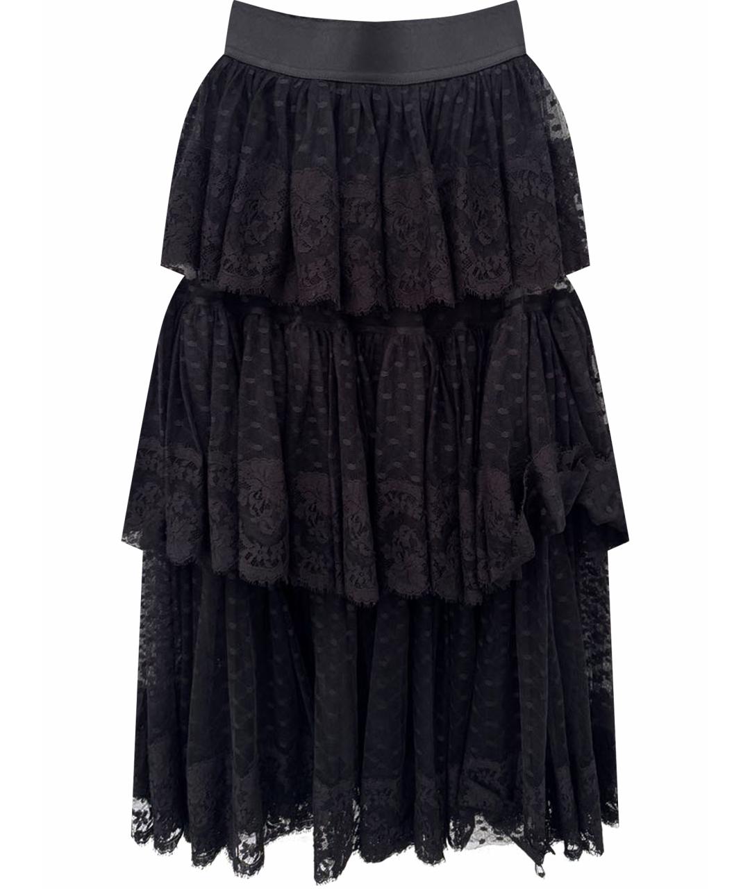 DOLCE&GABBANA Черная юбка макси, фото 1
