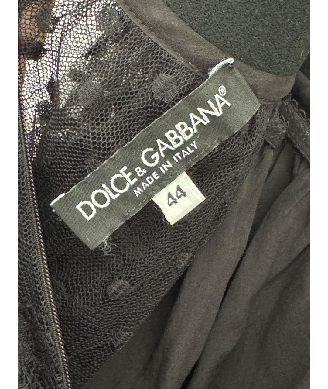 DOLCE&GABBANA Черная юбка макси, фото 3