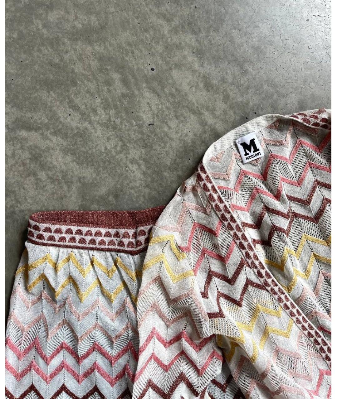 M MISSONI Розовый полиамидовый костюм с брюками, фото 6