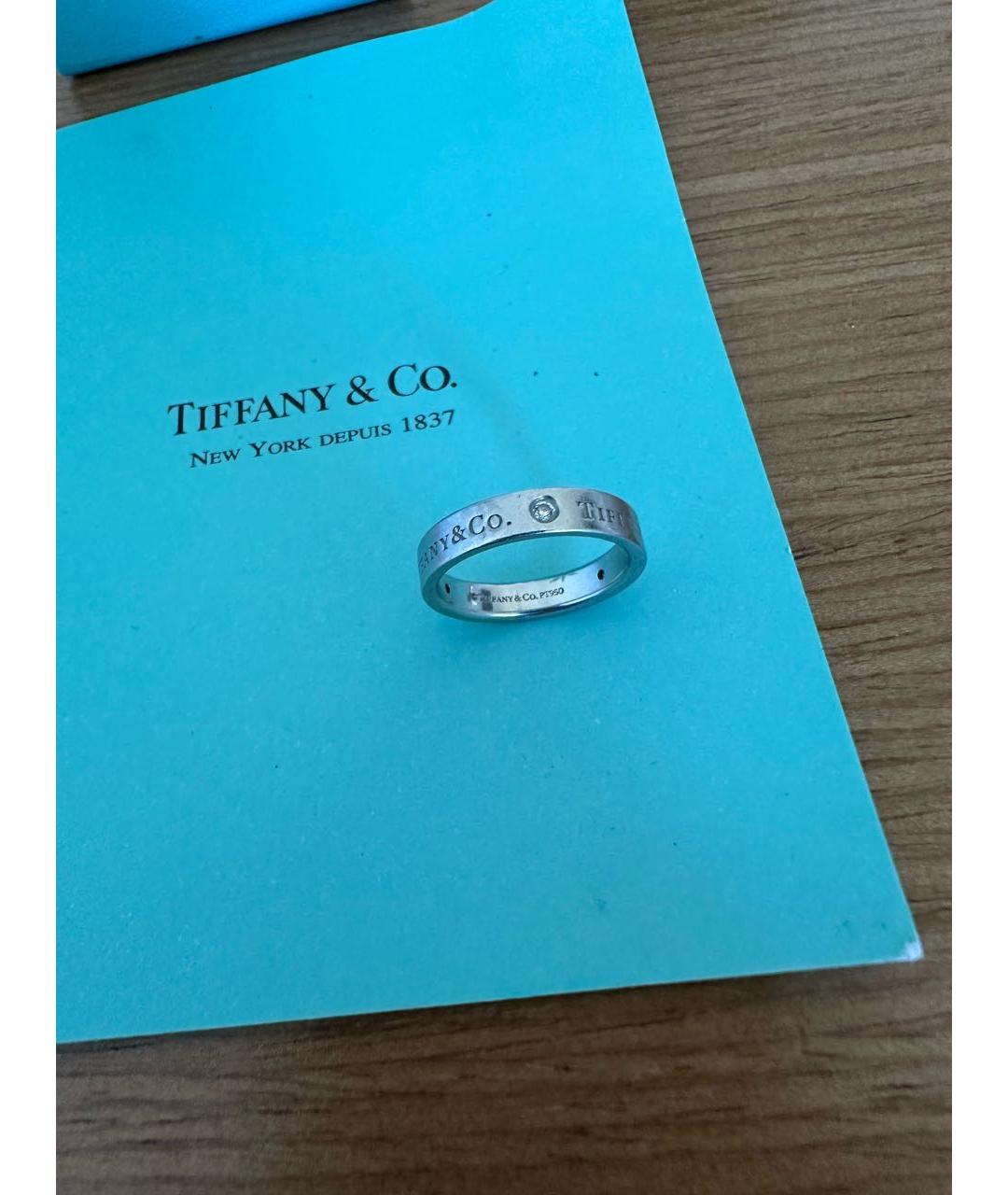 TIFFANY&CO Платиновое кольцо, фото 5