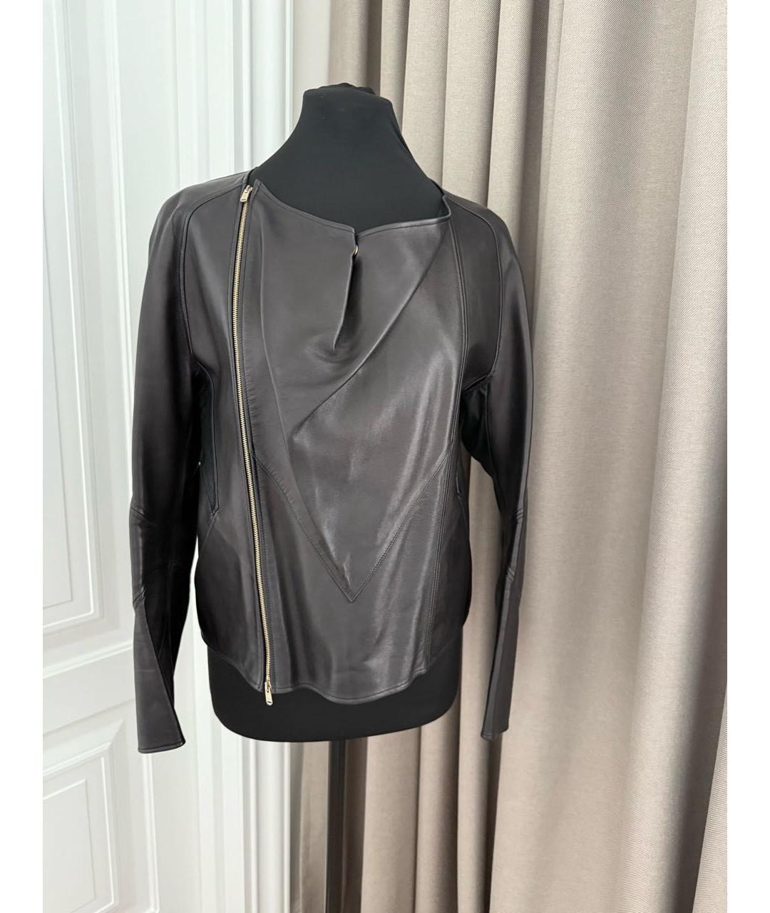 SAINT LAURENT Черная кожаная куртка, фото 6