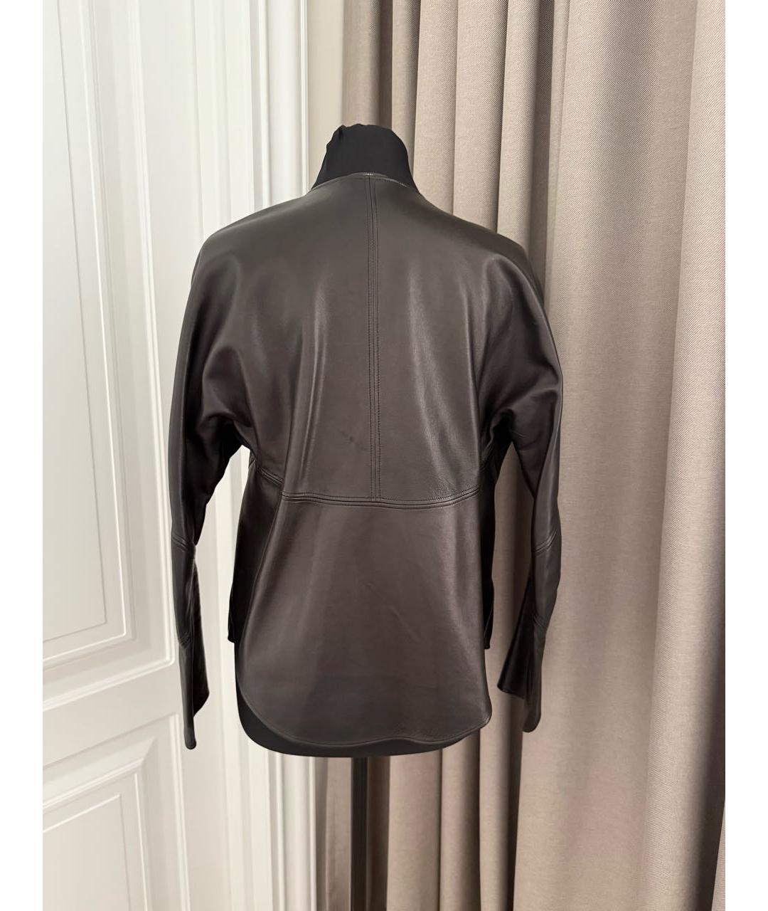 SAINT LAURENT Черная кожаная куртка, фото 2