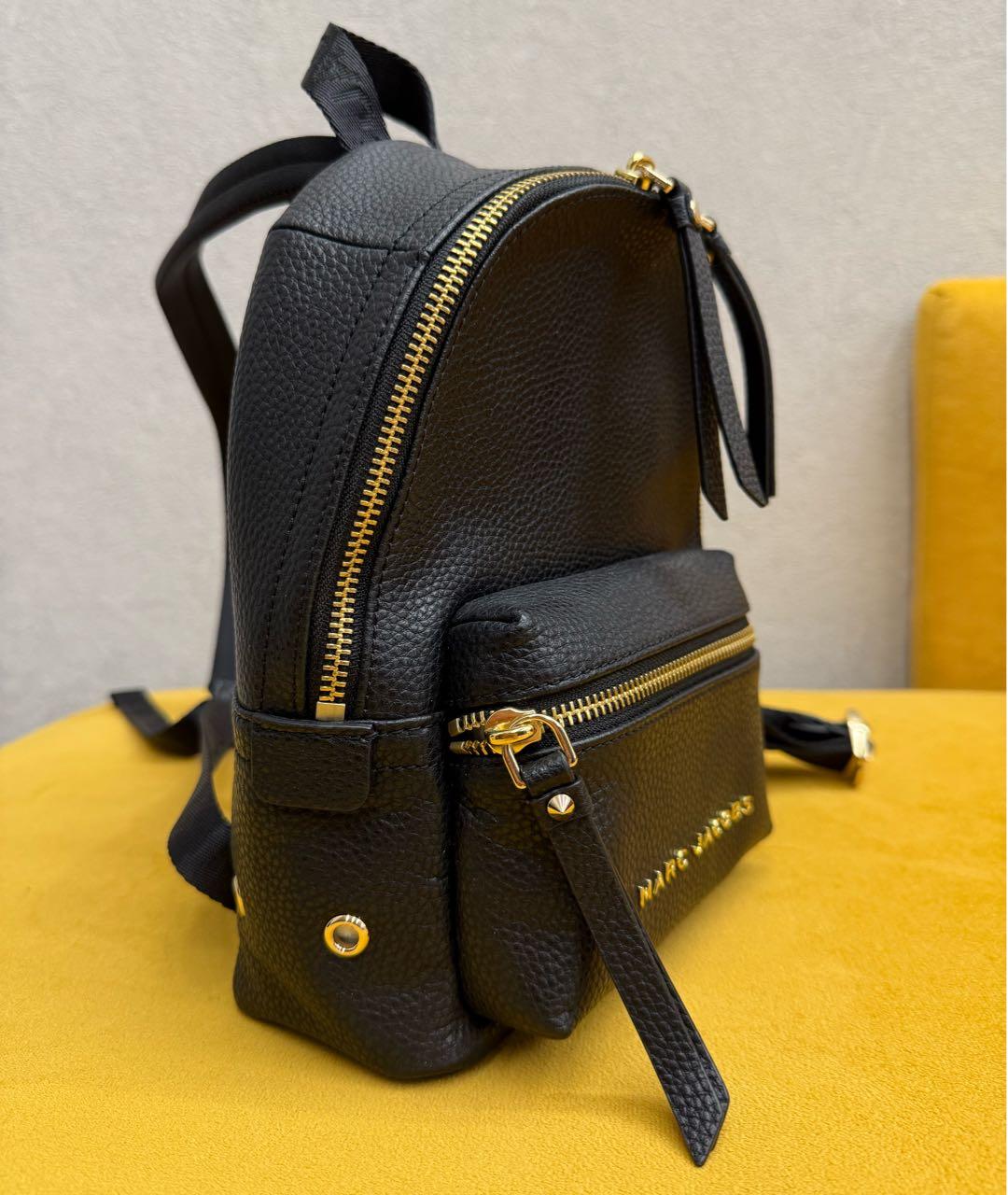 MARC JACOBS Черный кожаный рюкзак, фото 2