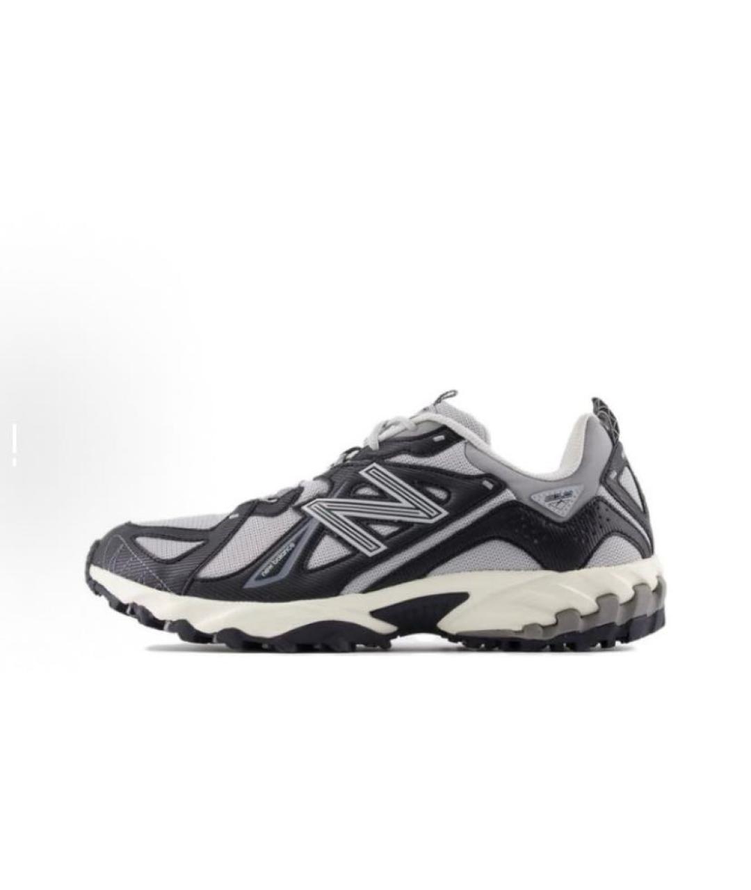 NEW BALANCE Серые текстильные кроссовки, фото 3
