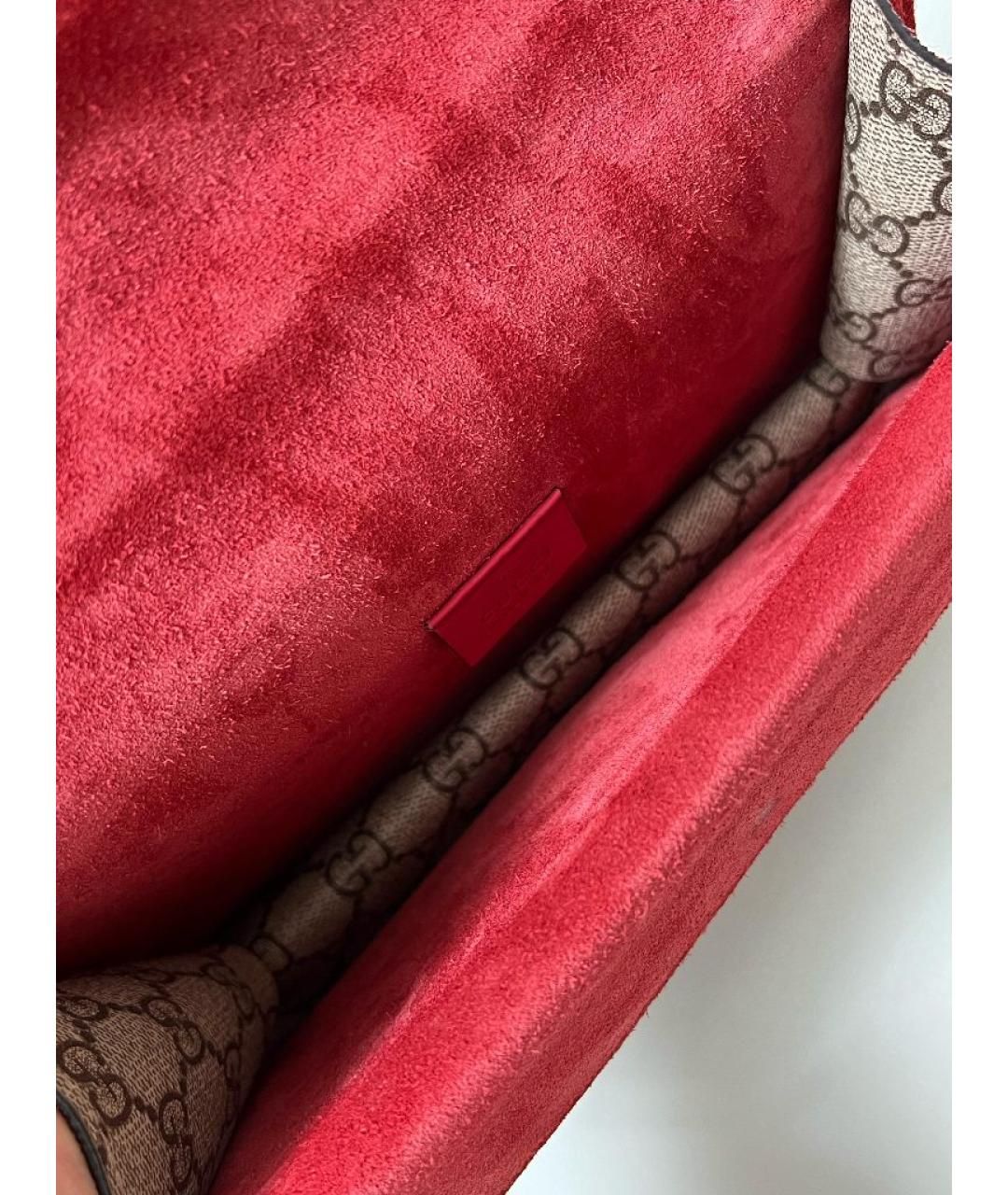 GUCCI Серая кожаная сумка через плечо, фото 5