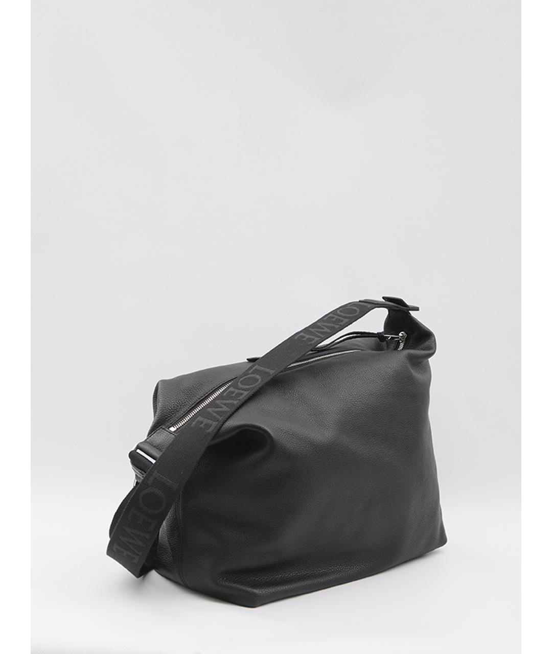 LOEWE Черная кожаная сумка на плечо, фото 3