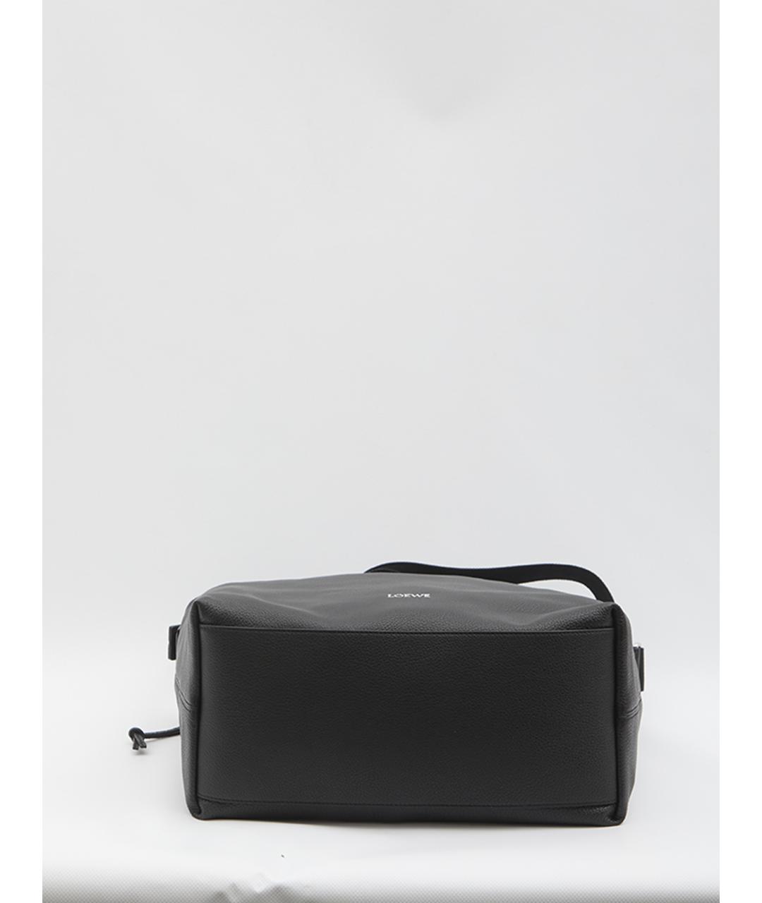 LOEWE Черная кожаная сумка на плечо, фото 4