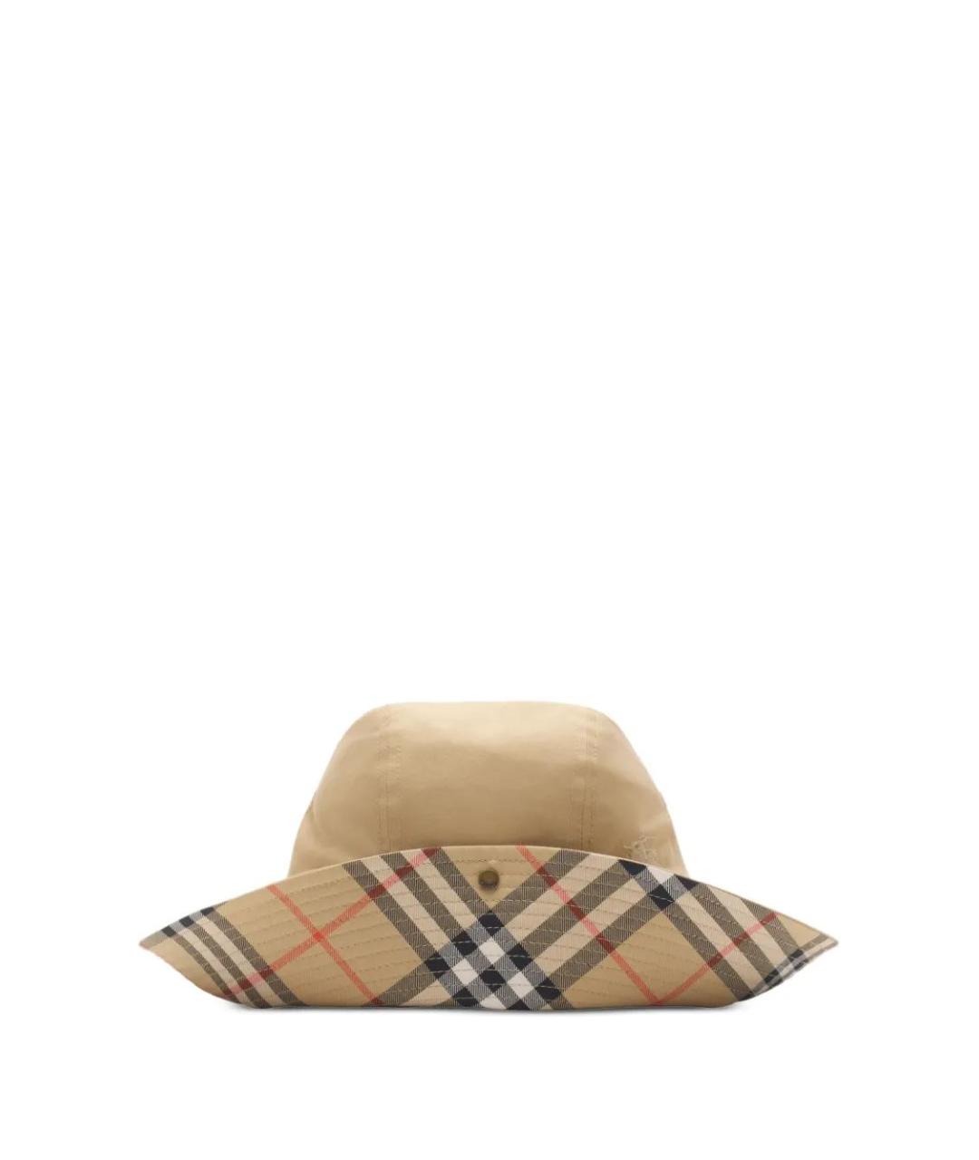 BURBERRY Бежевая хлопковая панама, фото 1
