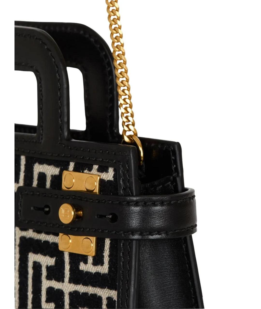 BALMAIN Мульти тканевая сумка с короткими ручками, фото 4