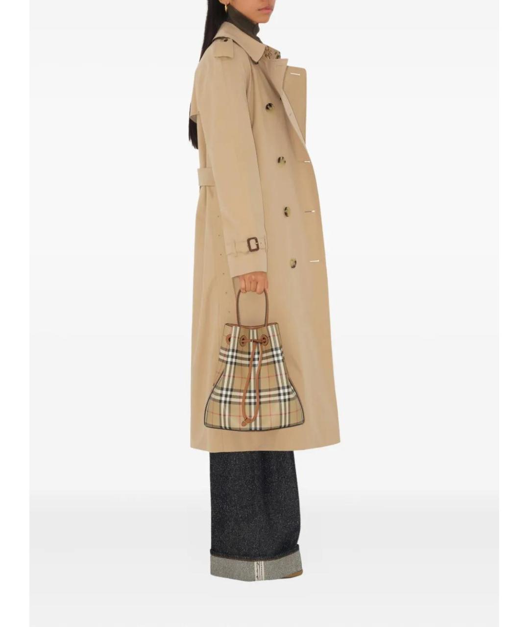 BURBERRY Бежевая сумка тоут, фото 3