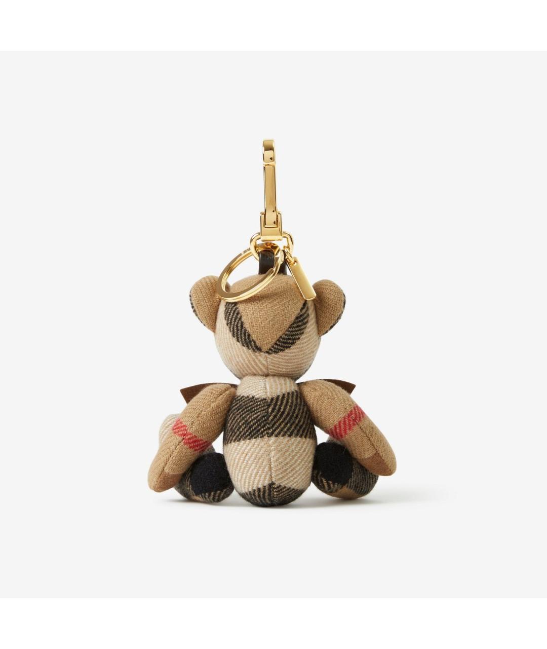 BURBERRY Бежевый брелок, фото 3