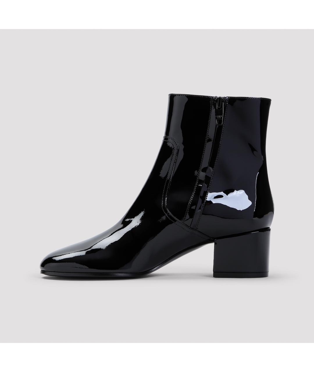 CELINE Черные кожаные ботильоны, фото 3