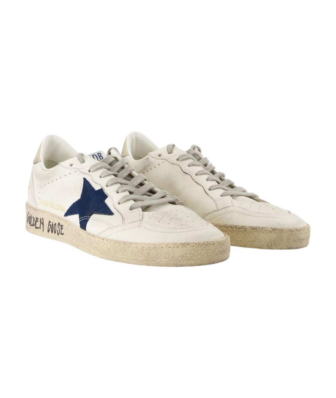 GOLDEN GOOSE DELUXE BRAND Мульти кожаные низкие кроссовки / кеды, фото 2