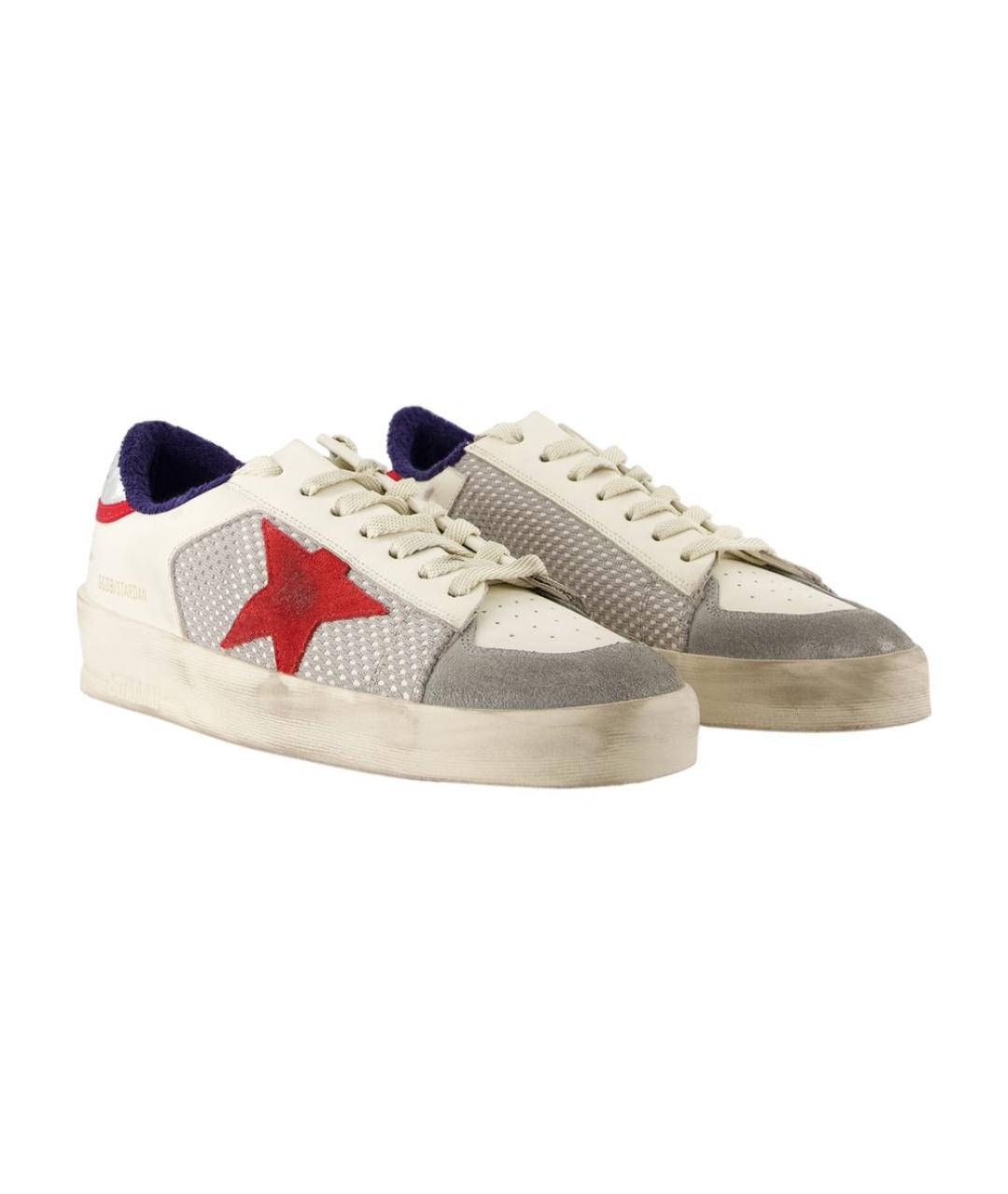 GOLDEN GOOSE DELUXE BRAND Мульти кожаные низкие кроссовки / кеды, фото 2