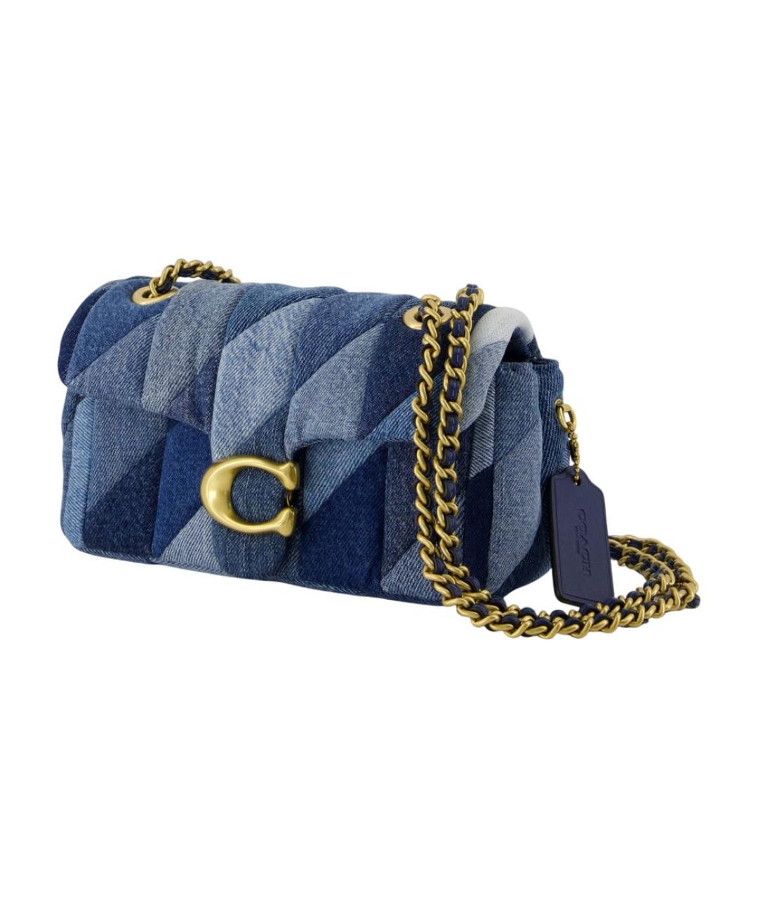 COACH Синяя сумка через плечо, фото 2