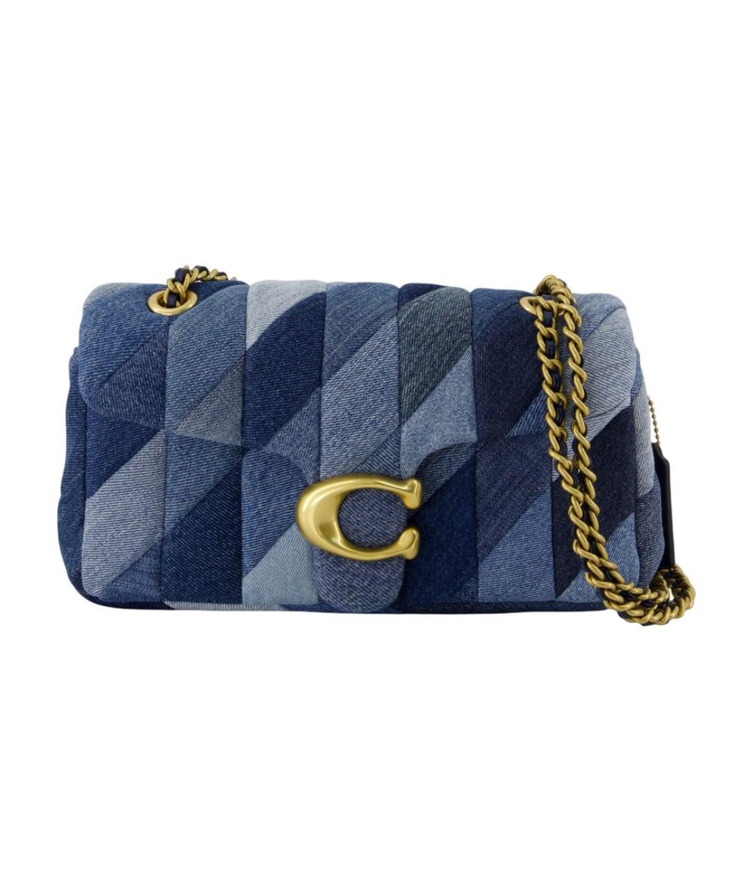 COACH Синяя сумка через плечо, фото 1