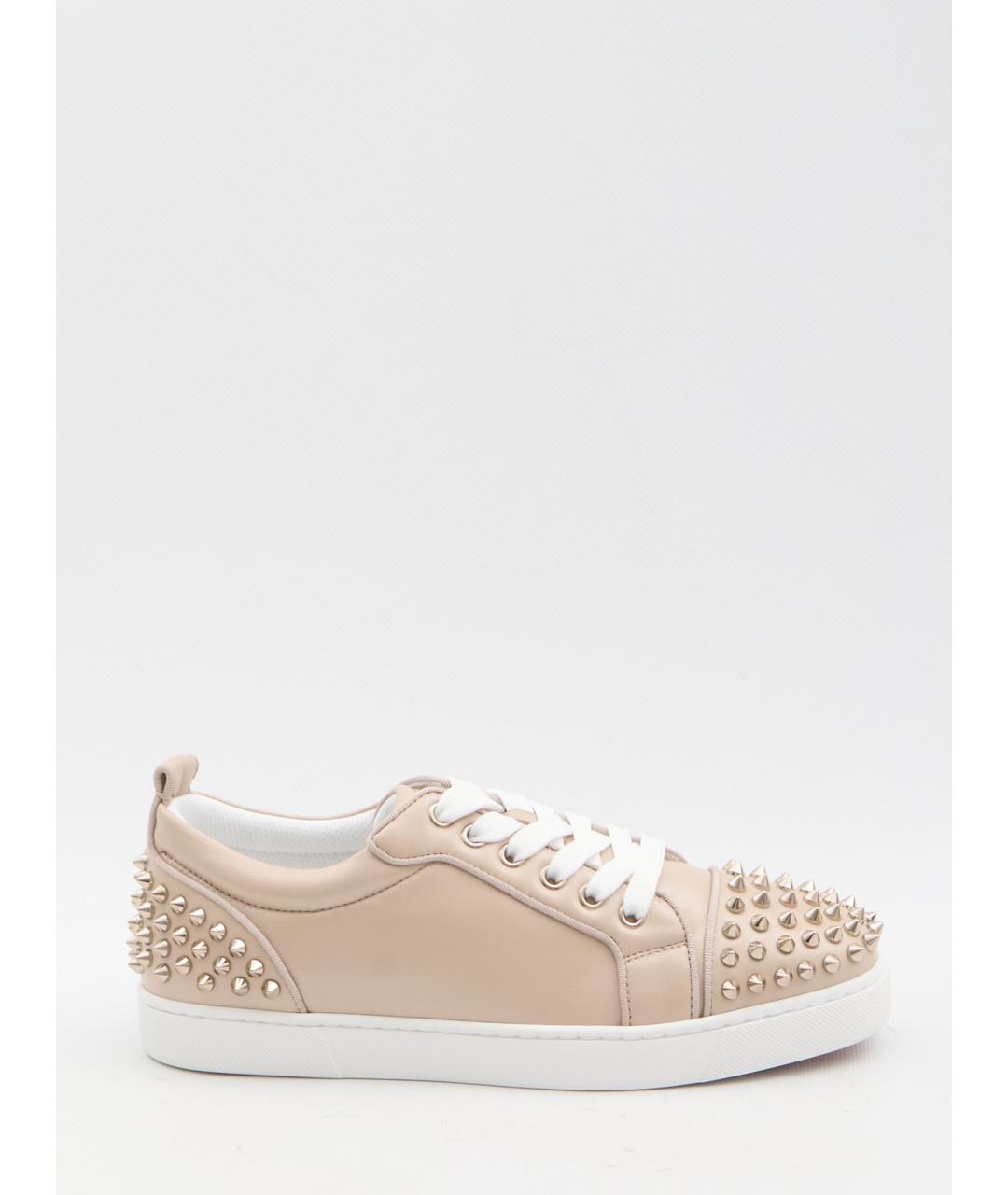 CHRISTIAN LOUBOUTIN Розовые кожаные кеды, фото 5