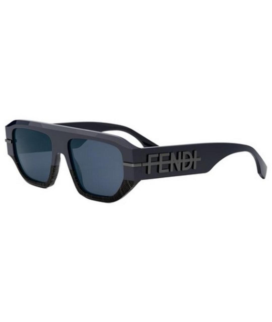 FENDI Синие солнцезащитные очки, фото 1