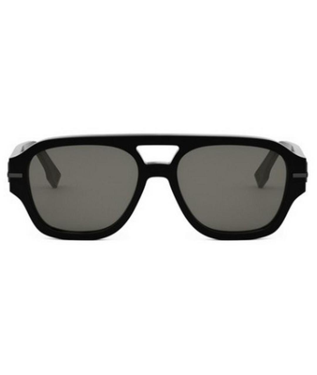 FENDI Черные солнцезащитные очки, фото 2