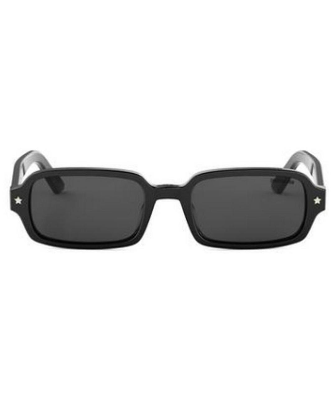 CHRISTIAN DIOR Черные пластиковые солнцезащитные очки, фото 2