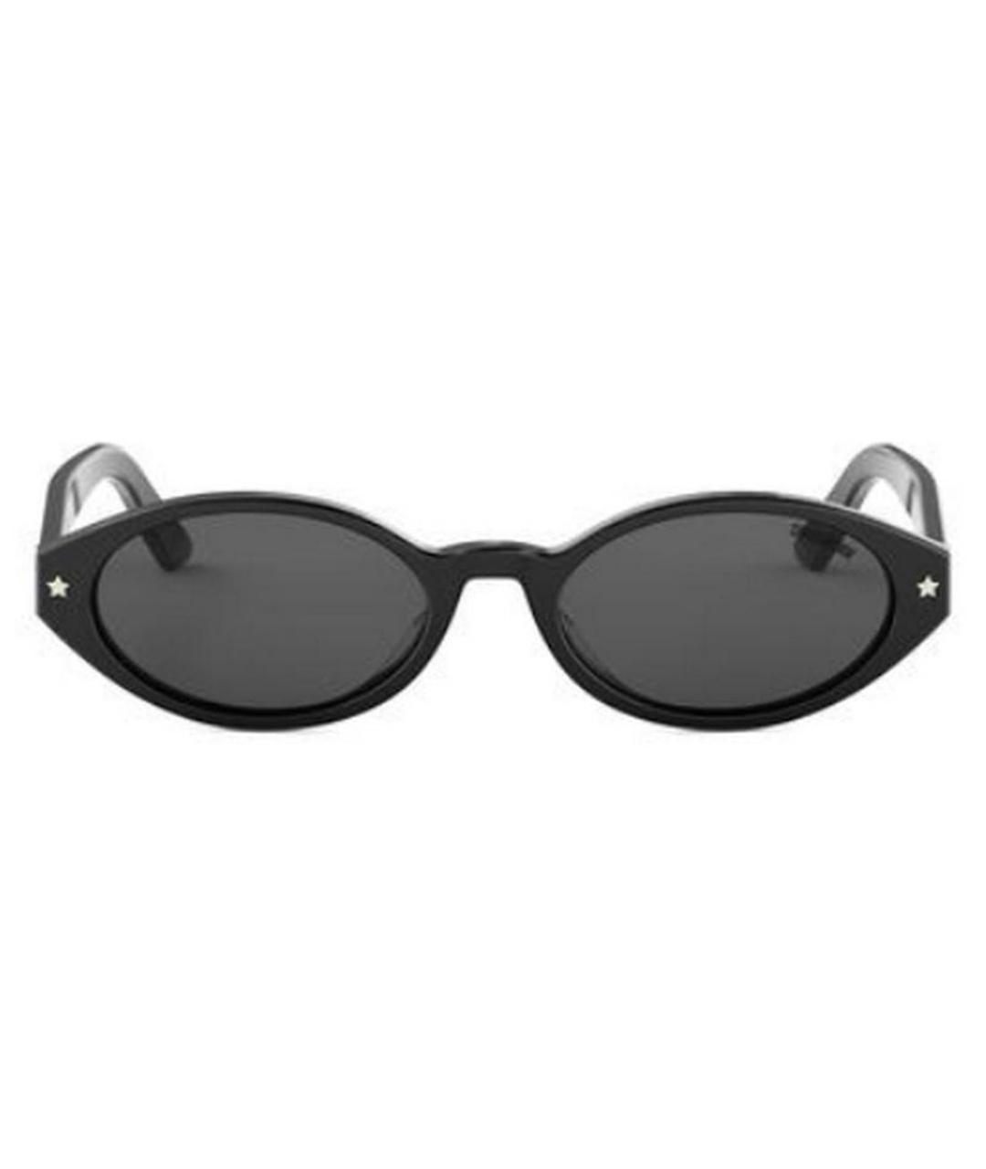 CHRISTIAN DIOR Черные пластиковые солнцезащитные очки, фото 2