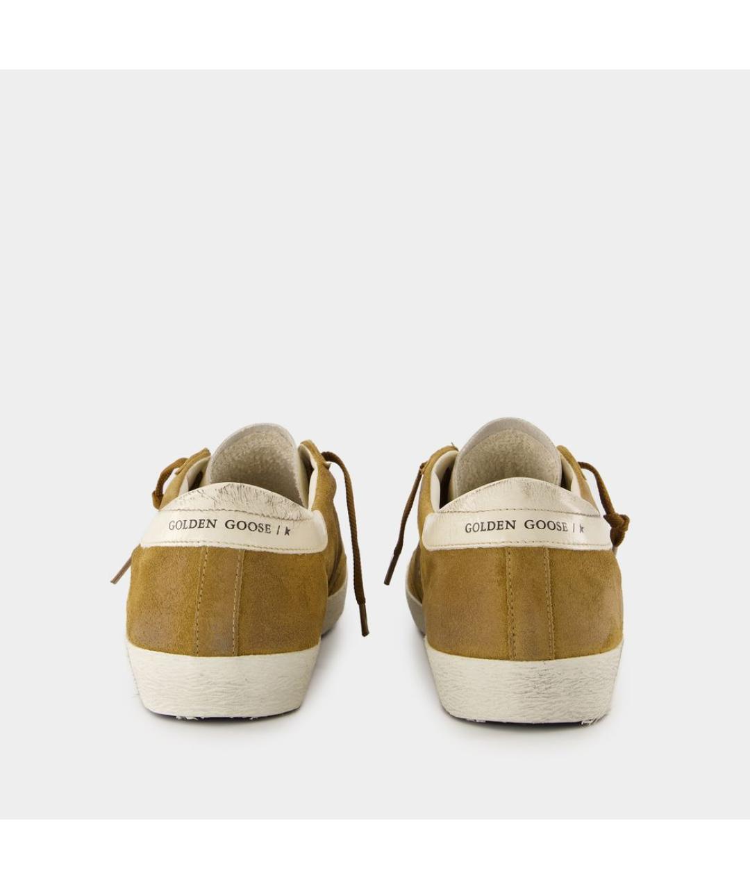GOLDEN GOOSE DELUXE BRAND Коричневые кожаные кеды, фото 3