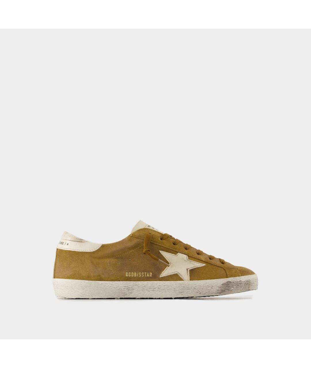 GOLDEN GOOSE DELUXE BRAND Коричневые кожаные кеды, фото 5