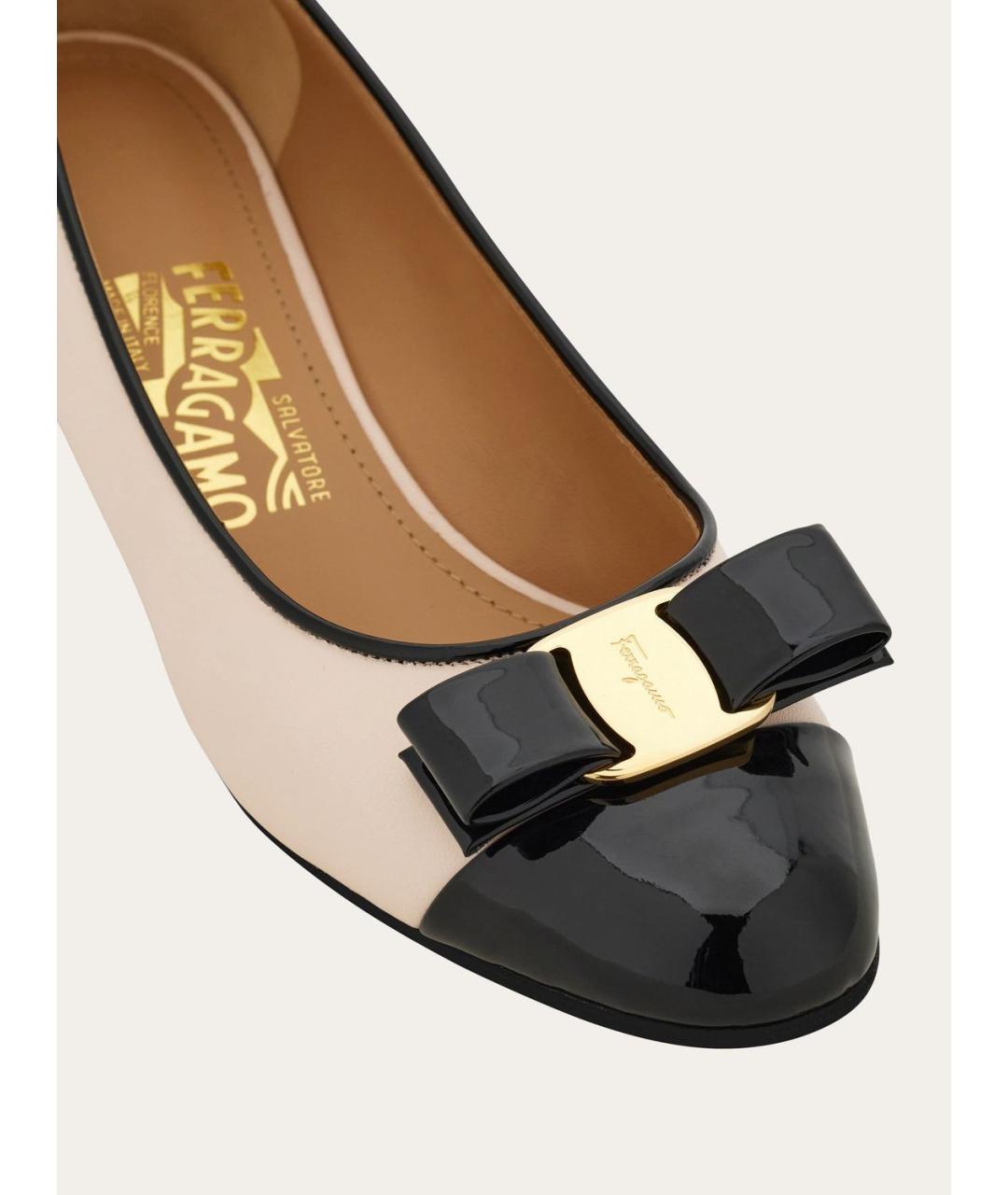 FERRAGAMO Мульти кожаные туфли, фото 4