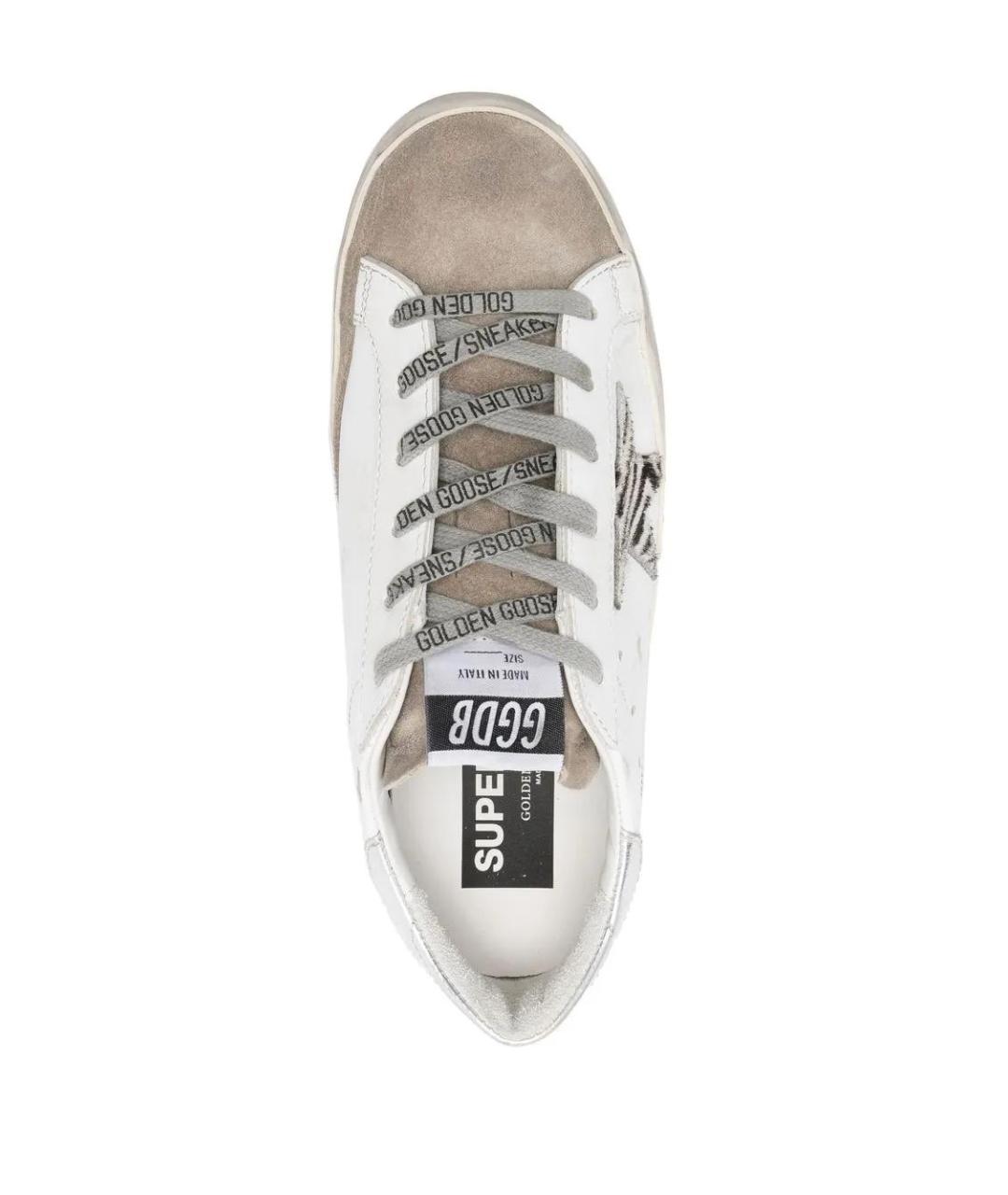 GOLDEN GOOSE DELUXE BRAND Белые кожаные кеды, фото 4