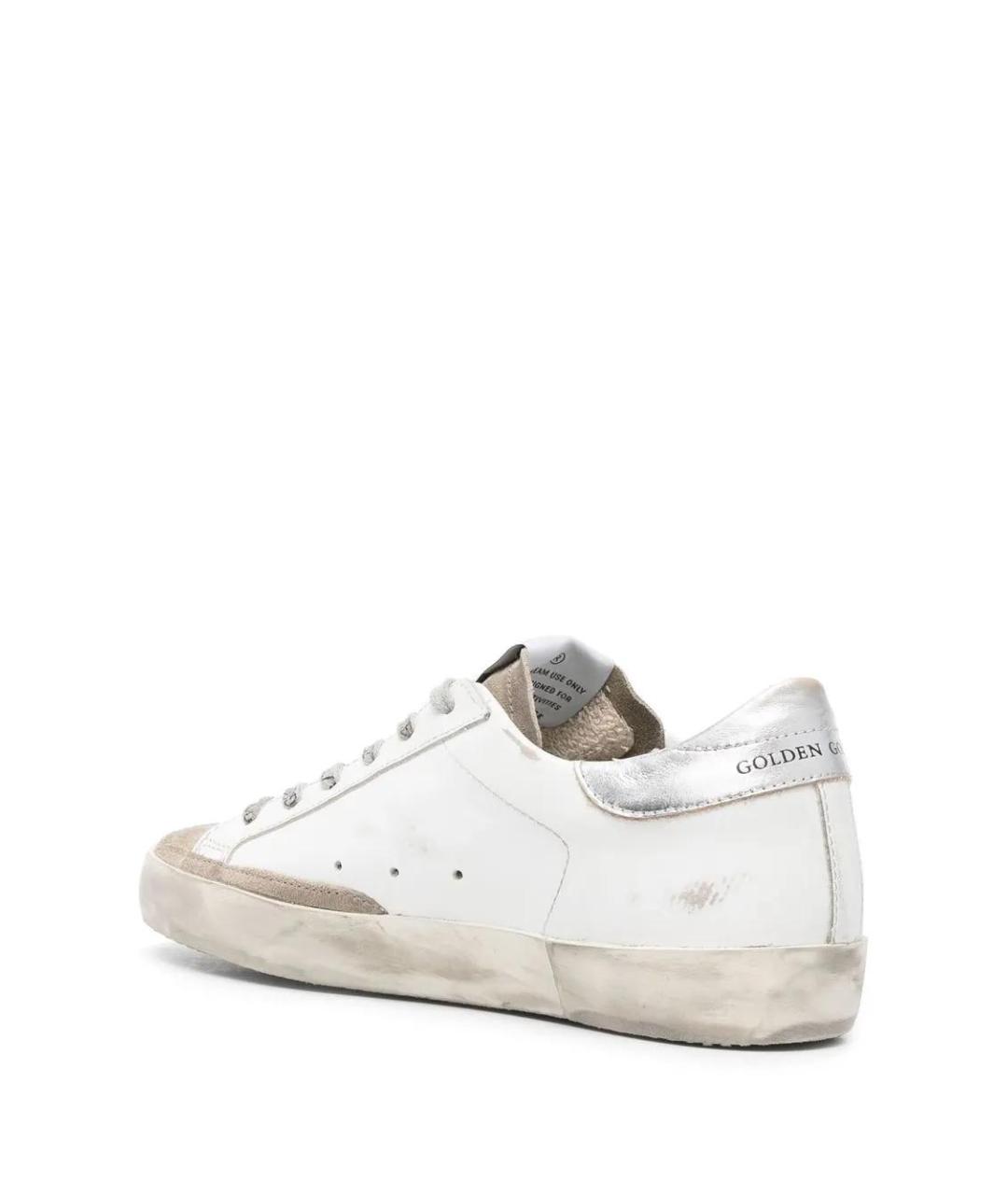 GOLDEN GOOSE DELUXE BRAND Белые кожаные кеды, фото 3
