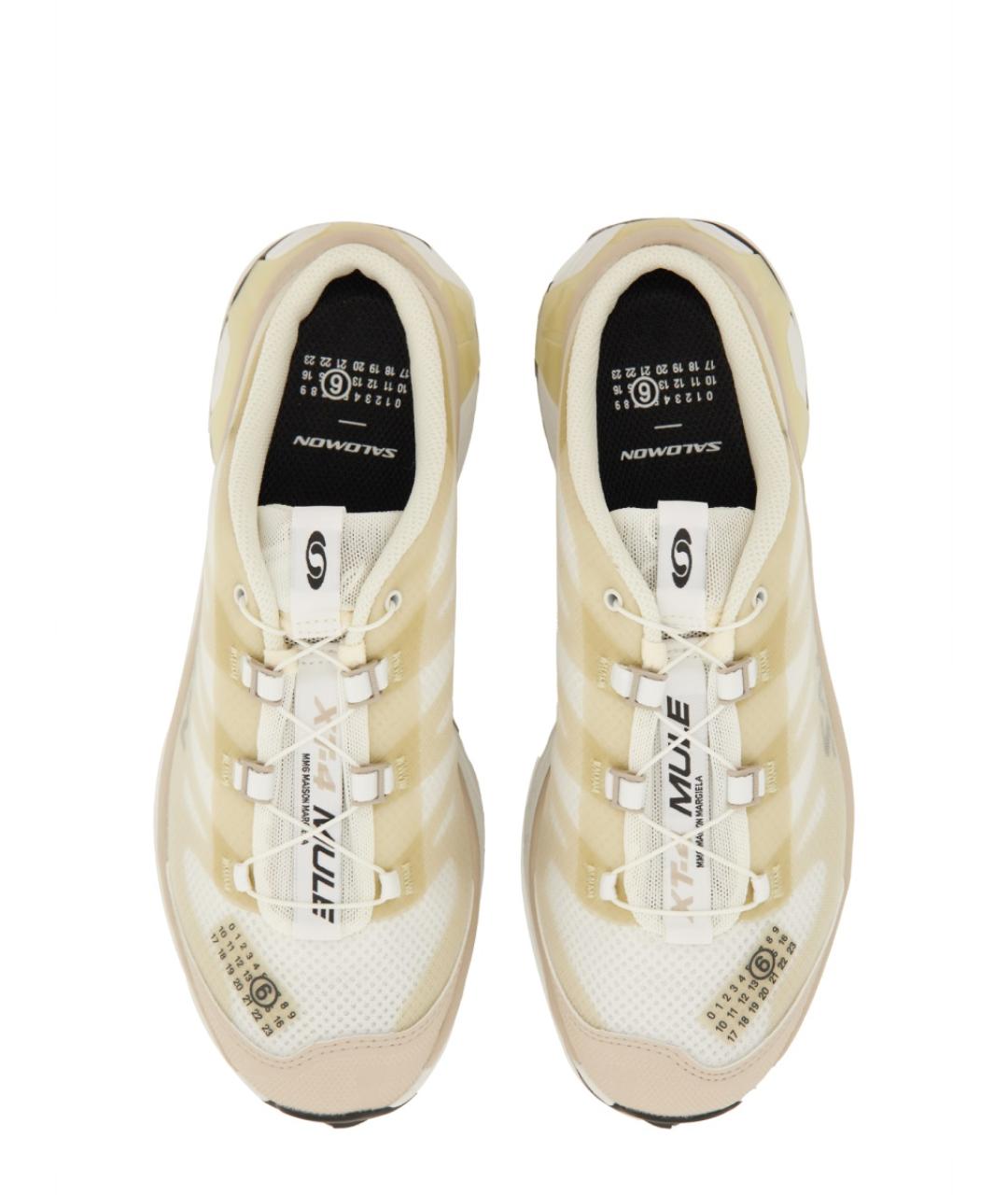 MM6 MAISON MARGIELA Бежевые синтетические сандалии, фото 5