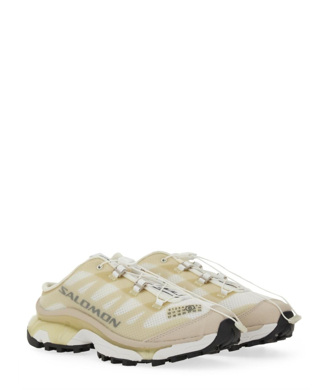 MM6 MAISON MARGIELA Бежевые синтетические сандалии, фото 3