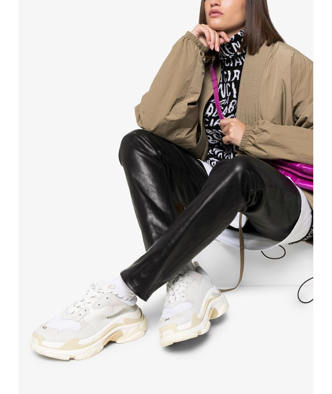 BALENCIAGA Белые кроссовки, фото 2