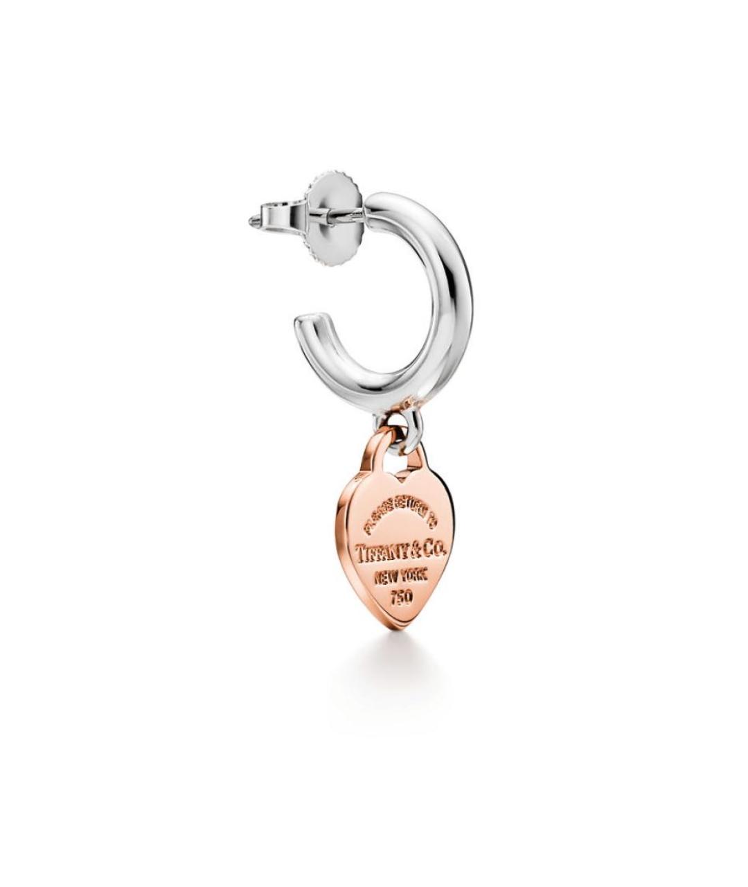 TIFFANY&CO Розовые серьги из розового золота, фото 2