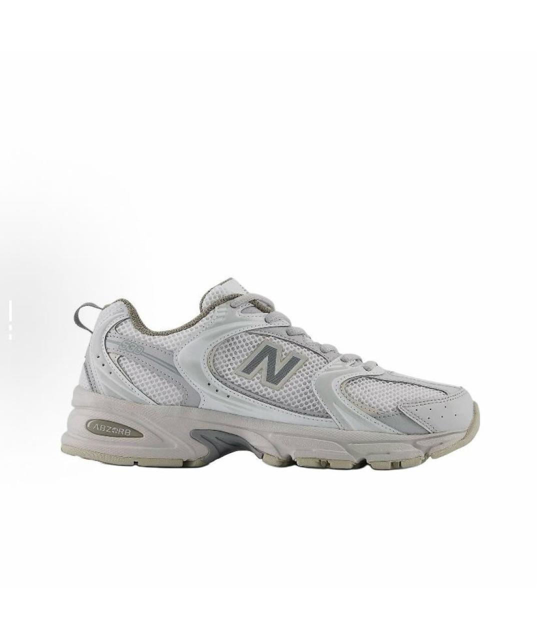 NEW BALANCE Белые текстильные кроссовки, фото 7