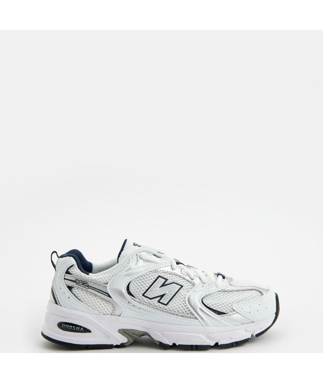 NEW BALANCE Белые текстильные кроссовки, фото 2
