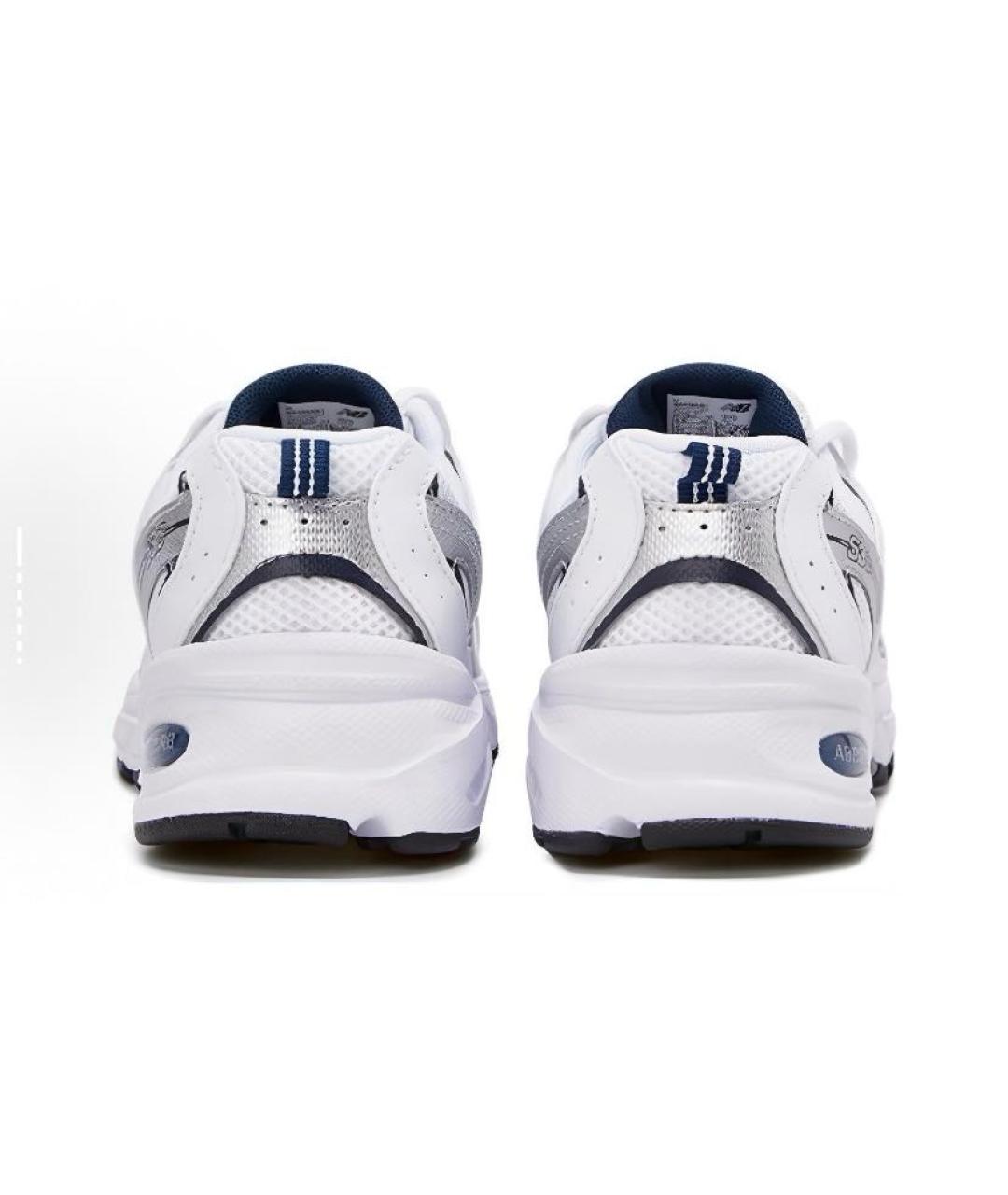 NEW BALANCE Белые текстильные кроссовки, фото 6