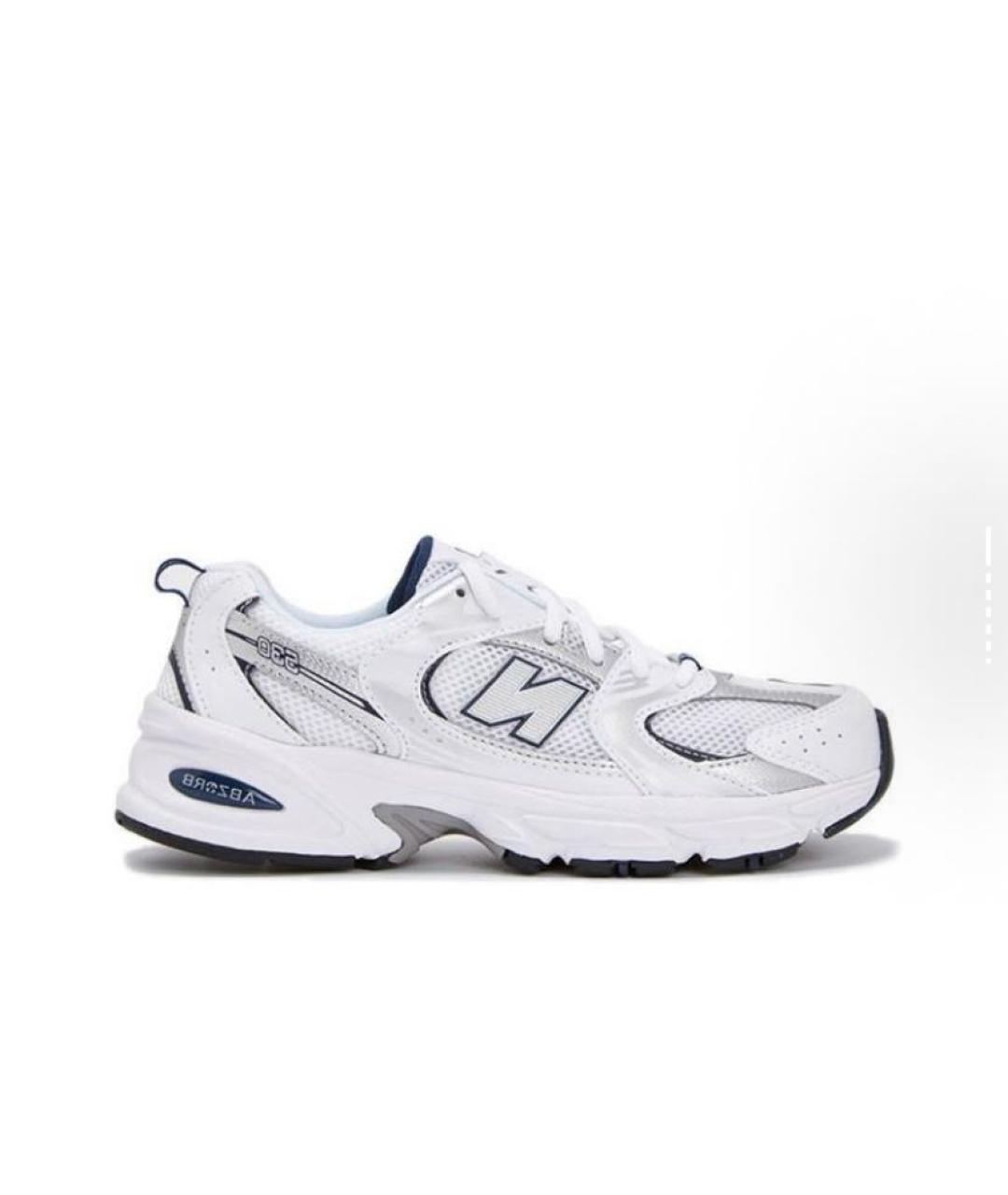 NEW BALANCE Белые текстильные кроссовки, фото 7