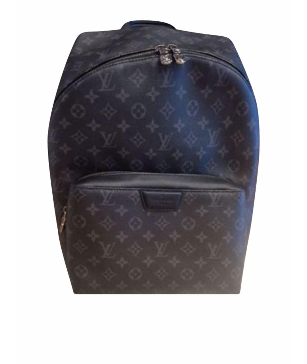 LOUIS VUITTON Черный кожаный рюкзак, фото 1