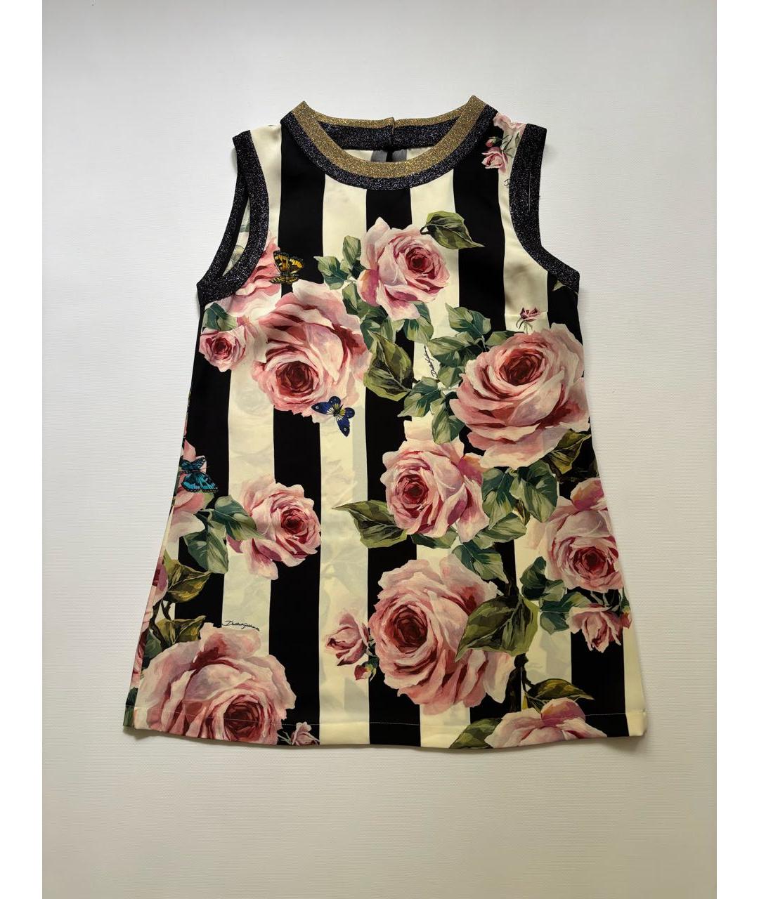 DOLCE&GABBANA Мульти шелковая блузы, фото 5