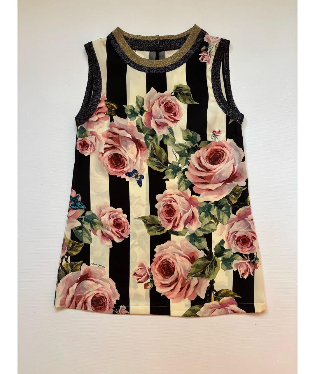 DOLCE&GABBANA Мульти шелковая блузы, фото 6